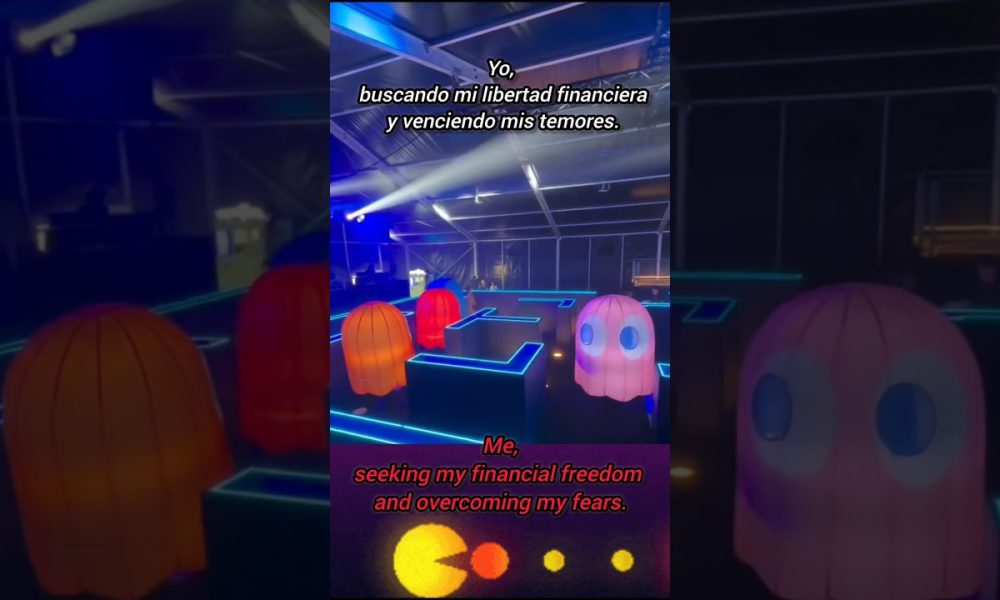 Me, seeking my financial freedom and conquering my fears.           #finanzas #pacman