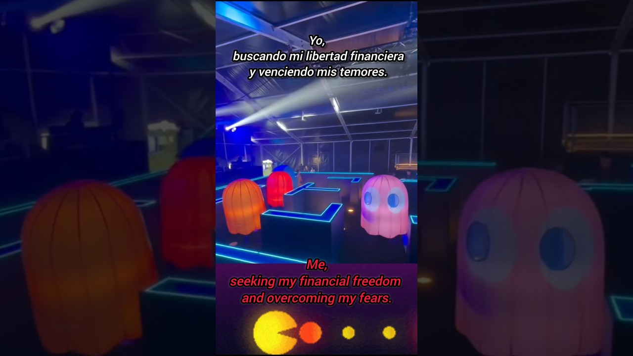 Me, seeking my financial freedom and conquering my fears.           #finanzas #pacman