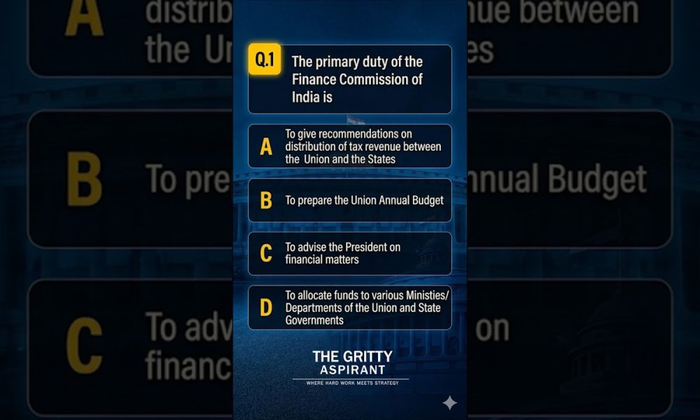 Can You Solve This 2021 Polity PYQ? | Finance Commission”  #politypyq #shorts