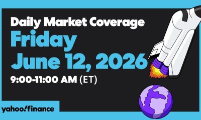 Yahoo Finance Live: US stocks rise with historic SpaceX IPO, Iran peace odds in focus