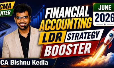 Financial Accounting | Last Day Revision Strategy and Booster | CMA Inter - June 2026