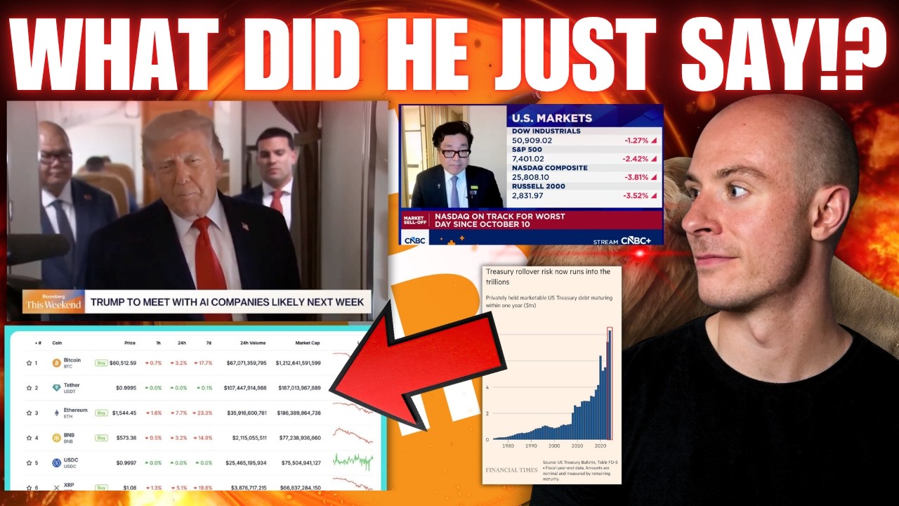 Trump Just Revealed Bombshell Coming Next Week!!! Was Crypto Fiats Plan All Along!?! Tom Lee Bear!?!