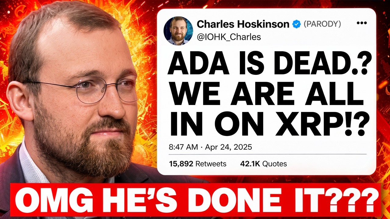 MAJOR STATEMENT: ''CARDANO (ADA) IS DEAD''?! (ALL IN ON XRP!!!?)
