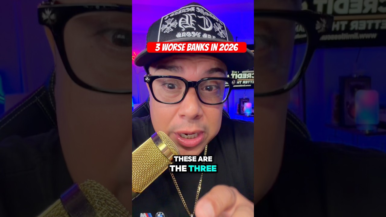 3 Worse Banks in 2026 #shorts #money #finance #credit #creditscore #banks #banking #news #breaking