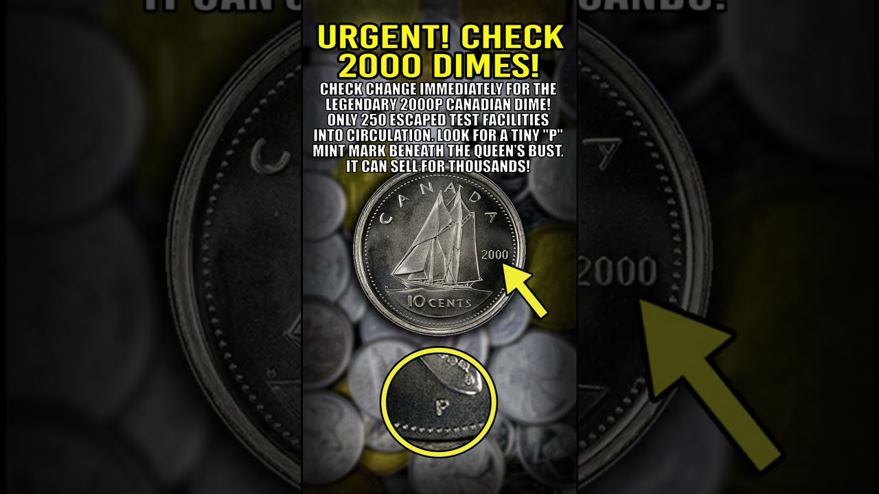 Is this $2,000 Dime in Your Pocket Change? #coins #crh #money #shorts