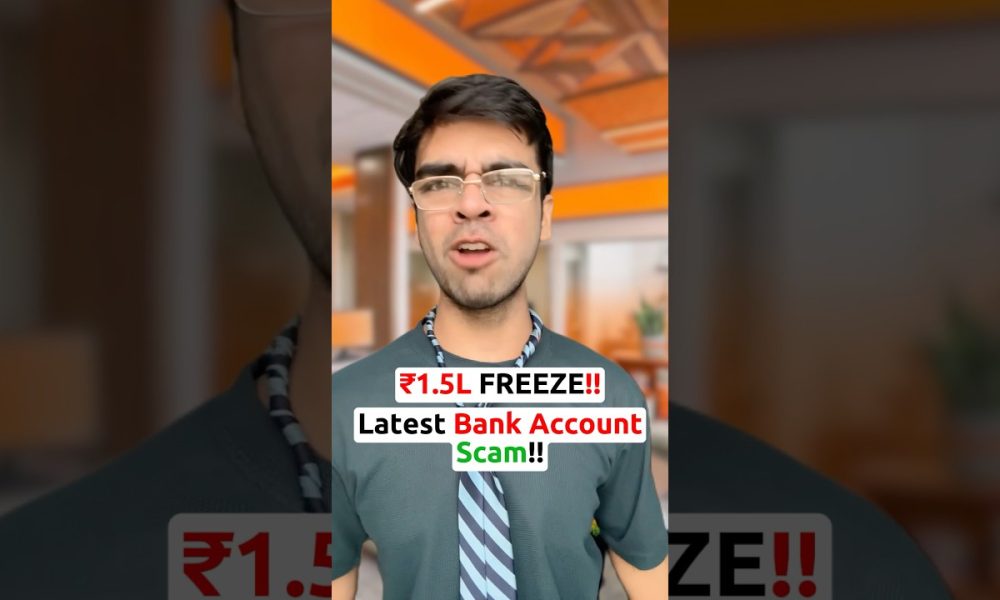 Latest Bank Account Scam #finance #shorts