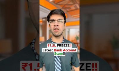Latest Bank Account Scam #finance #shorts