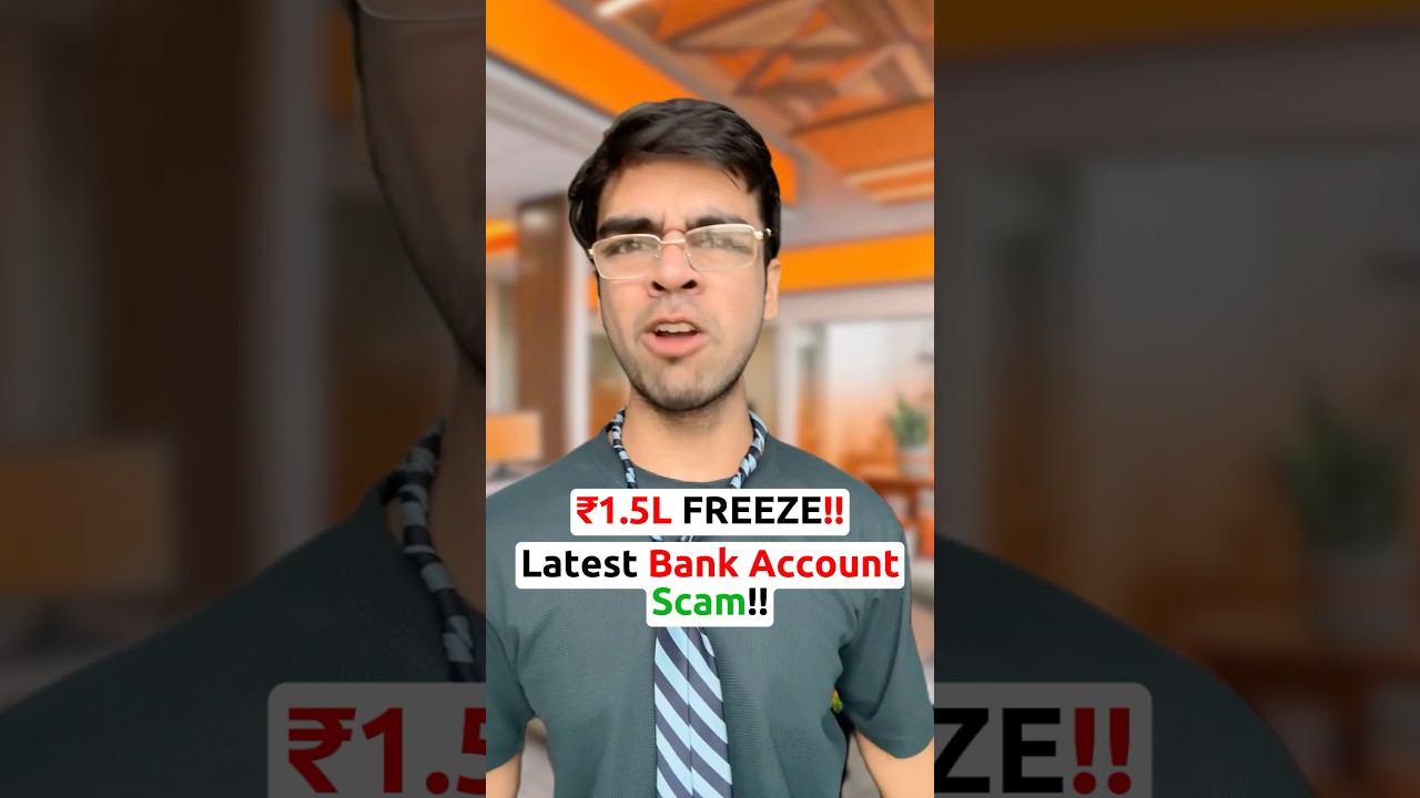 Latest Bank Account Scam #finance #shorts