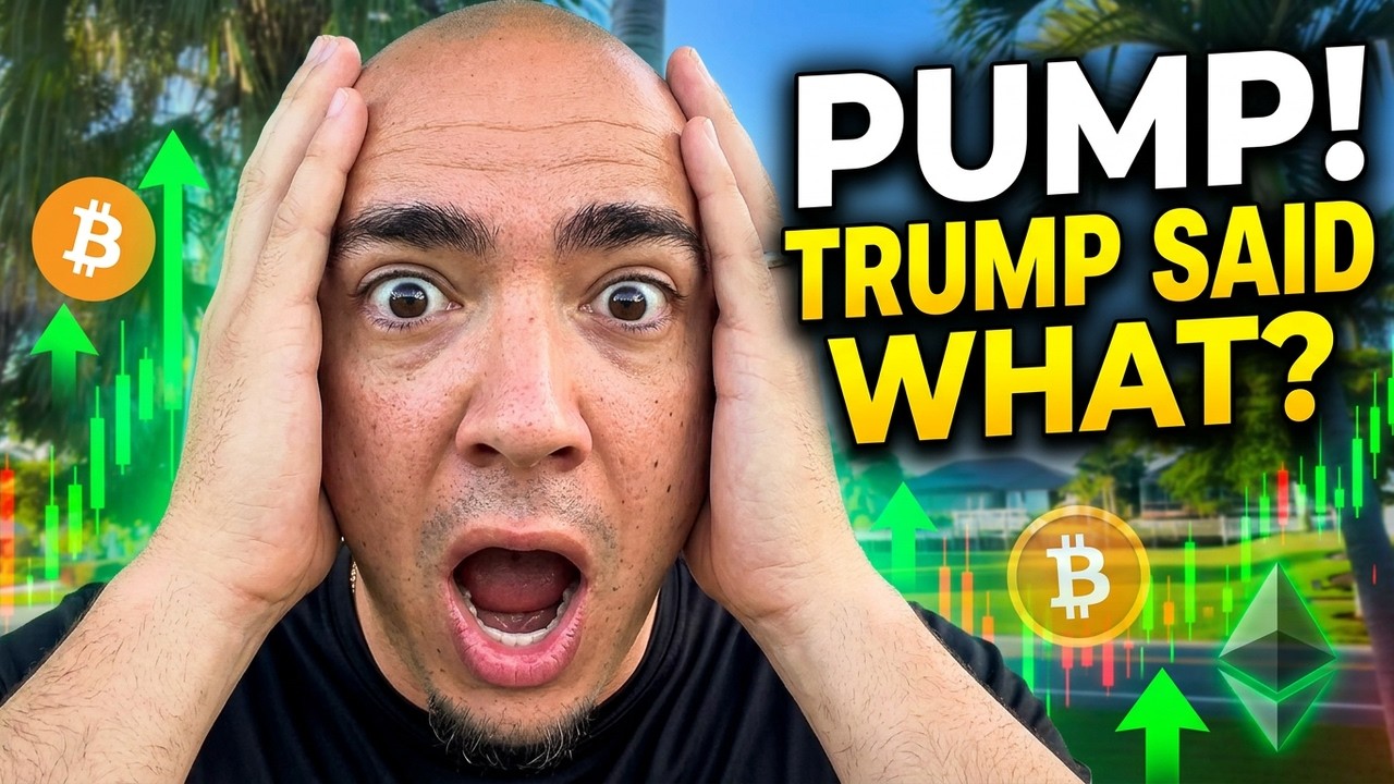 Crypto Pump! Here’s What’s Driving Prices Higher Today! Trump Just Said This!