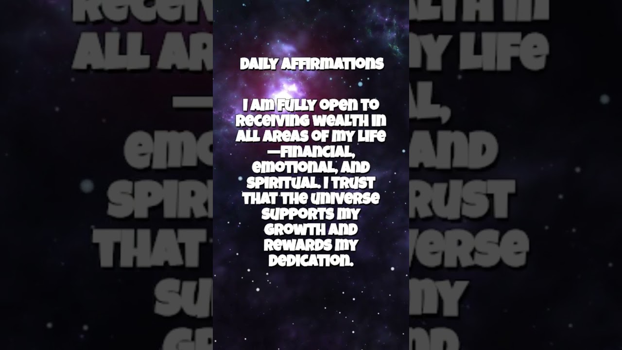 Financial Growth! #shortvideo #ytshorts #shorts #affirmations #manifestation #ytviral #wealth #yt