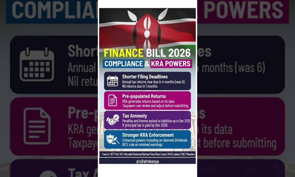 Finance Bill 2026: New Rental Tax, PAYE Relief & Gratuity Changes Explained in Kenya