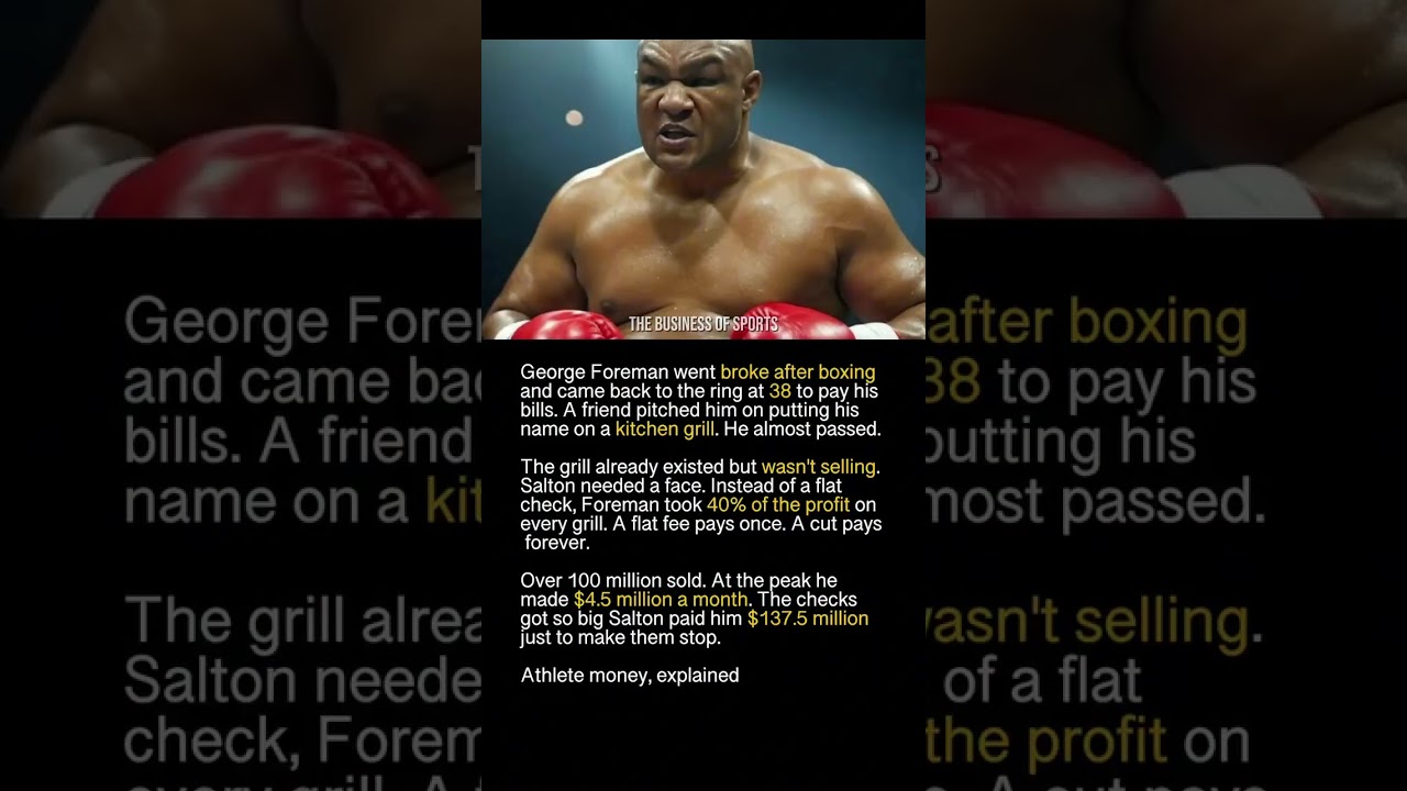 George Foreman Made More Money From Grills Than Boxing