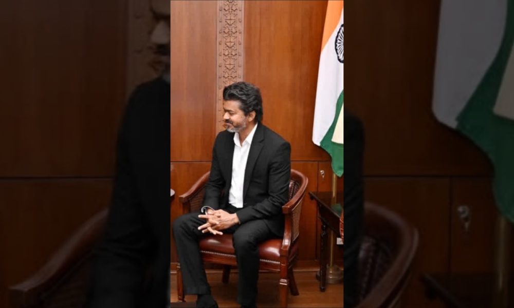 Tamil Nadu Chief Minister C. Joseph Vijay met with Union Finance Minister Nirmala Sitharaman