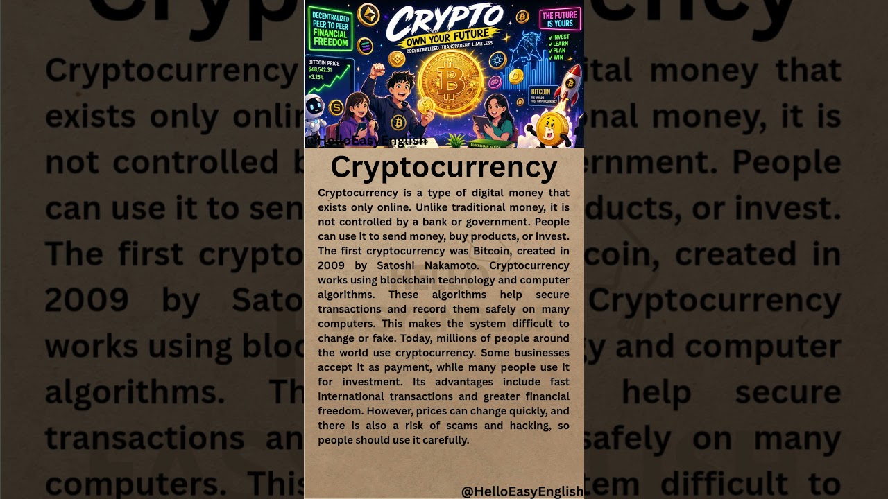 Cryptocurrency | English Short Story