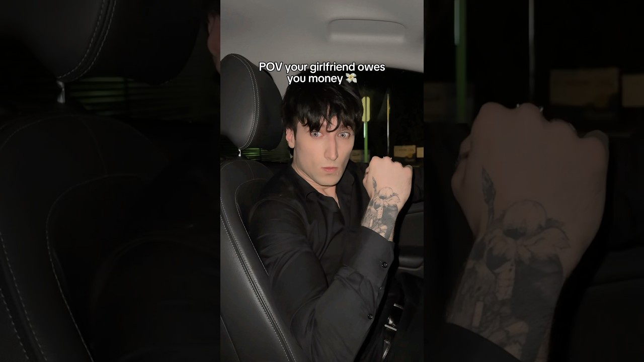 POV your girlfriend owes you money #couplecomedy #couple