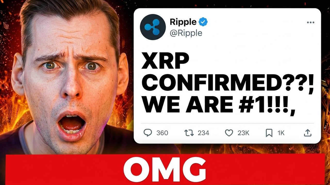 XRP JUST GOT CONFIRMATION!??!! THIS IS INSANE.