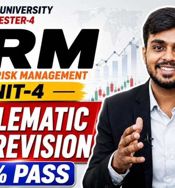 FRM Unit-4 Problematic Full Revision | Financial Risk Management | OU MBA Semester-4 | 100% Pass