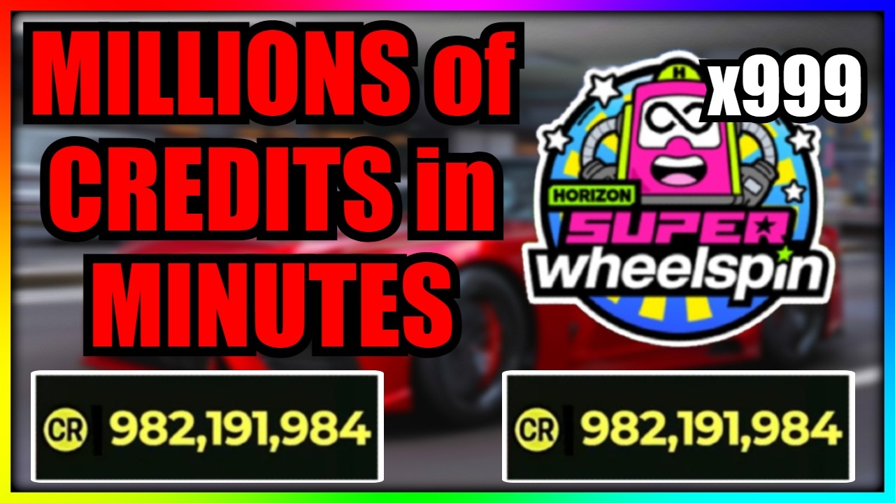 *NEW* UNLIMITED MONEY GLITCH in MINS! SUPER WHEELSPIN/XP FARM! FORZA HORIZON 6 MONEY GLITCH! DO ASAP