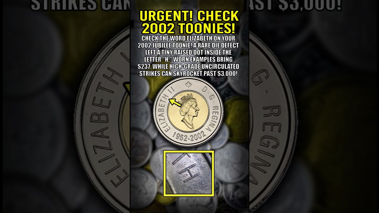 Is this $3000 Toonie Error in Your Pocket Change? #coins #crh #money #shorts