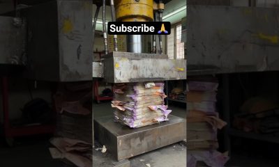 #hydraulicpress #money