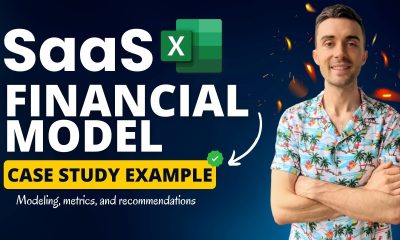 Finance Case Study Example | SaaS Startup Financial Model [Template Included]