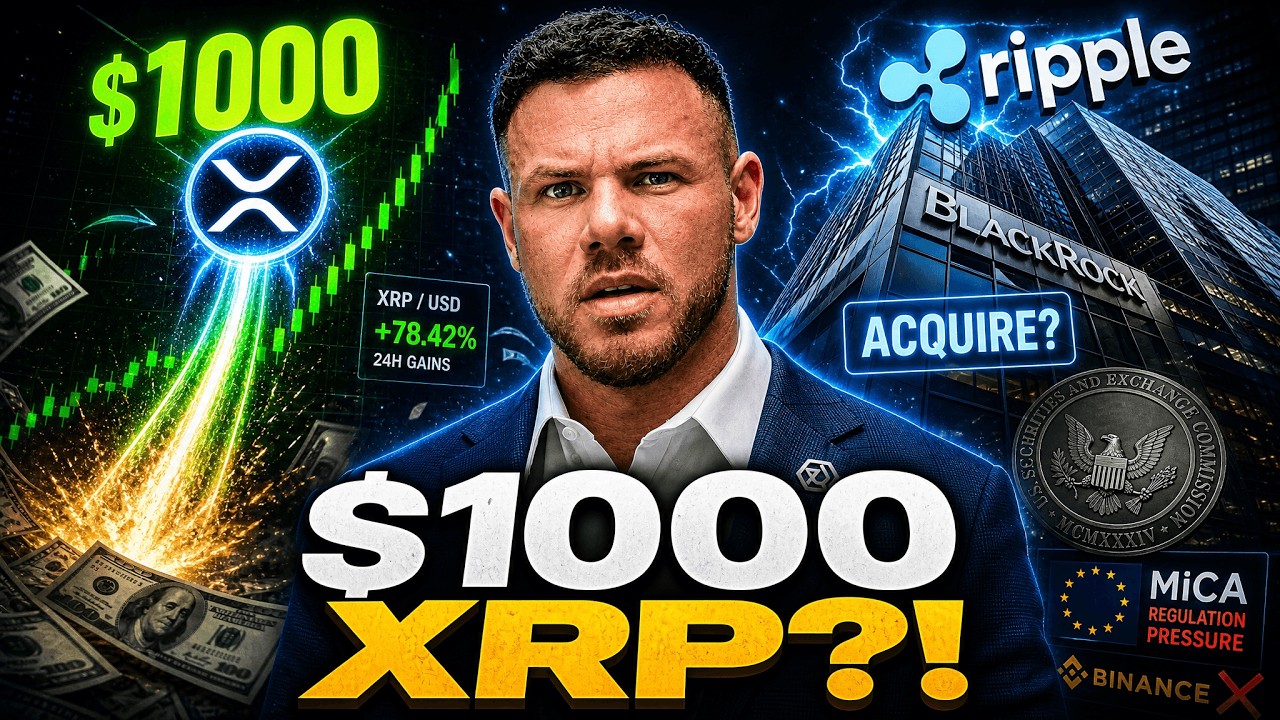$1000 XRP BY 2028? - WILL BLACKROCK AQUIRE RIPPLE? - YOU DON'T TRADE XRP! - DID MICA CRUSH BINANCE?