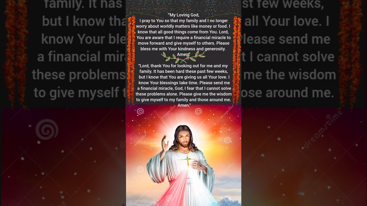 Miracle Prayers for Financial Help #prayer #jesus #prayer #shorts #shortsfeed #viral