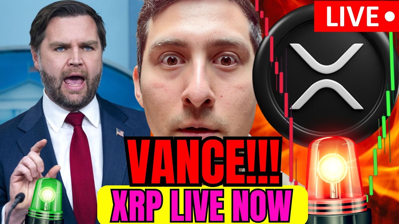 XRP WATCH VANCE CRYPTO NEWS LIVE NOW!