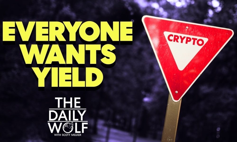 Crypto is becoming a yield machine