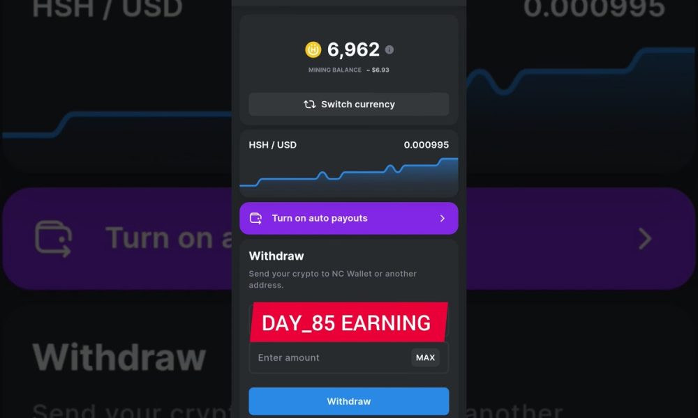 DAY_85 EARNING #trx #stockmarket #ctpool #nifty #stocks #cryptocurrency #trxdeepminer