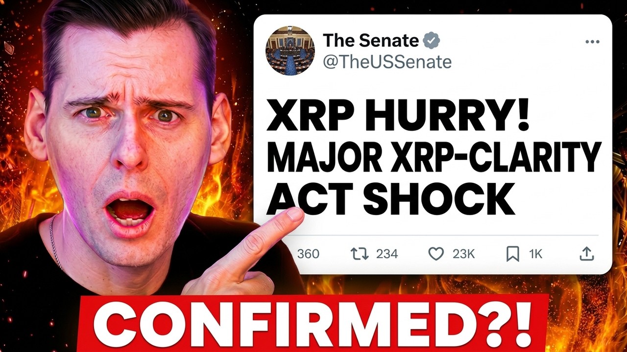 XRP MASSIVE SHOCK! XRP-CLARTIY ACT BOMB.