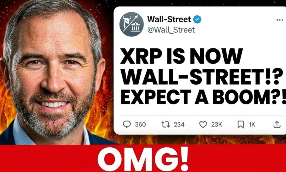 RIPPLE CEO JUST DROPPED A MEGA XRP BOMBSHELL (XRP = WALLSTREET NOW?!)