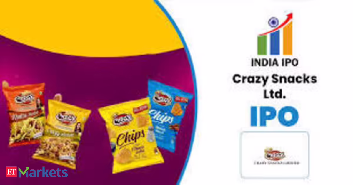 Crazy Snacks IPO opens for subscription today. GMP among key details to know