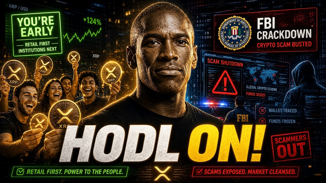 YOU BEAT THEM TO XRP HODL ON! - FBI CRYPTO SCAM CRACKDOWN! - CRYPTO IS A RETAIL LEVEL PLAYING FIELD!