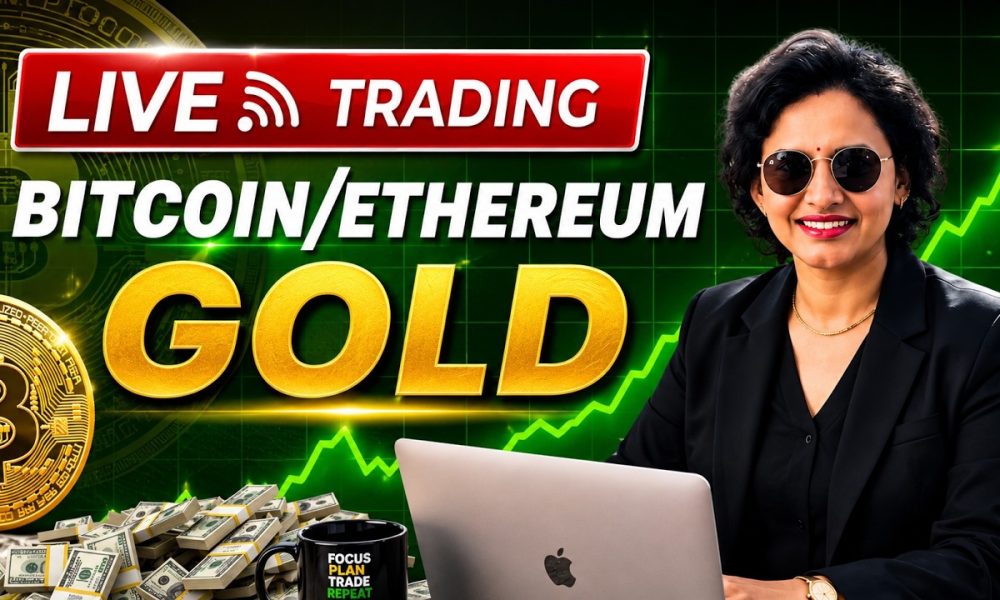Crypto Gold Live Trading || 25 June || Balraj Trading Tech - Tejaswini Balraj #cryptotrading