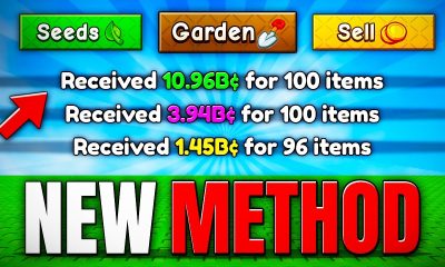 NEW UPDATE METHOD to Farm MONEY *FAST* in Grow a Garden 2..