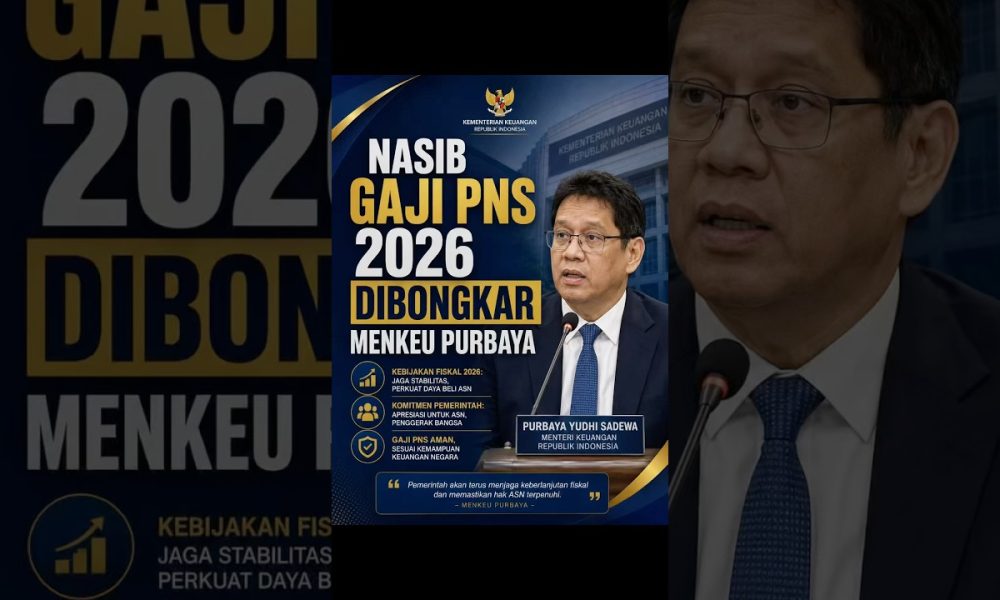 Menkeu purbaya Buka Bukaan Soal Nasib Gaji ASN 2026 #pns #pensiunanpns