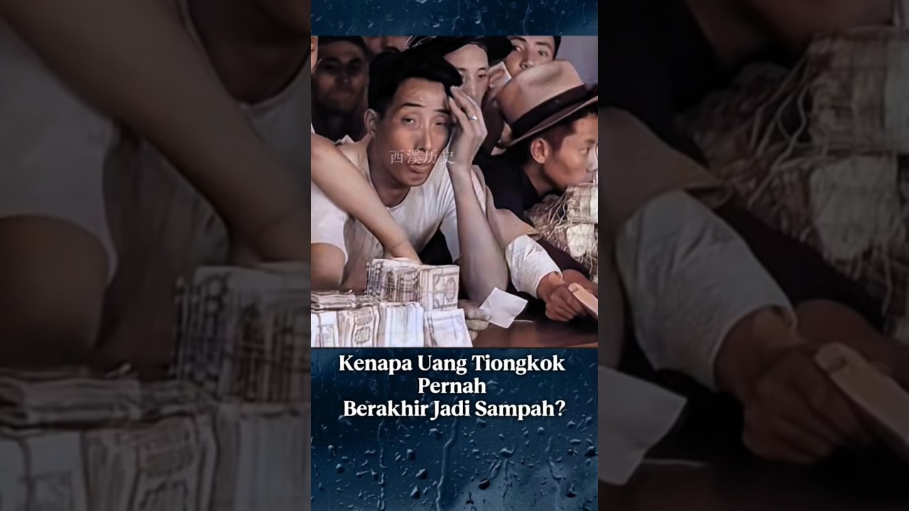KENAPA UANG TIONGKOK PERNAH BERAKHIR JADI SAMPAH #sejarah