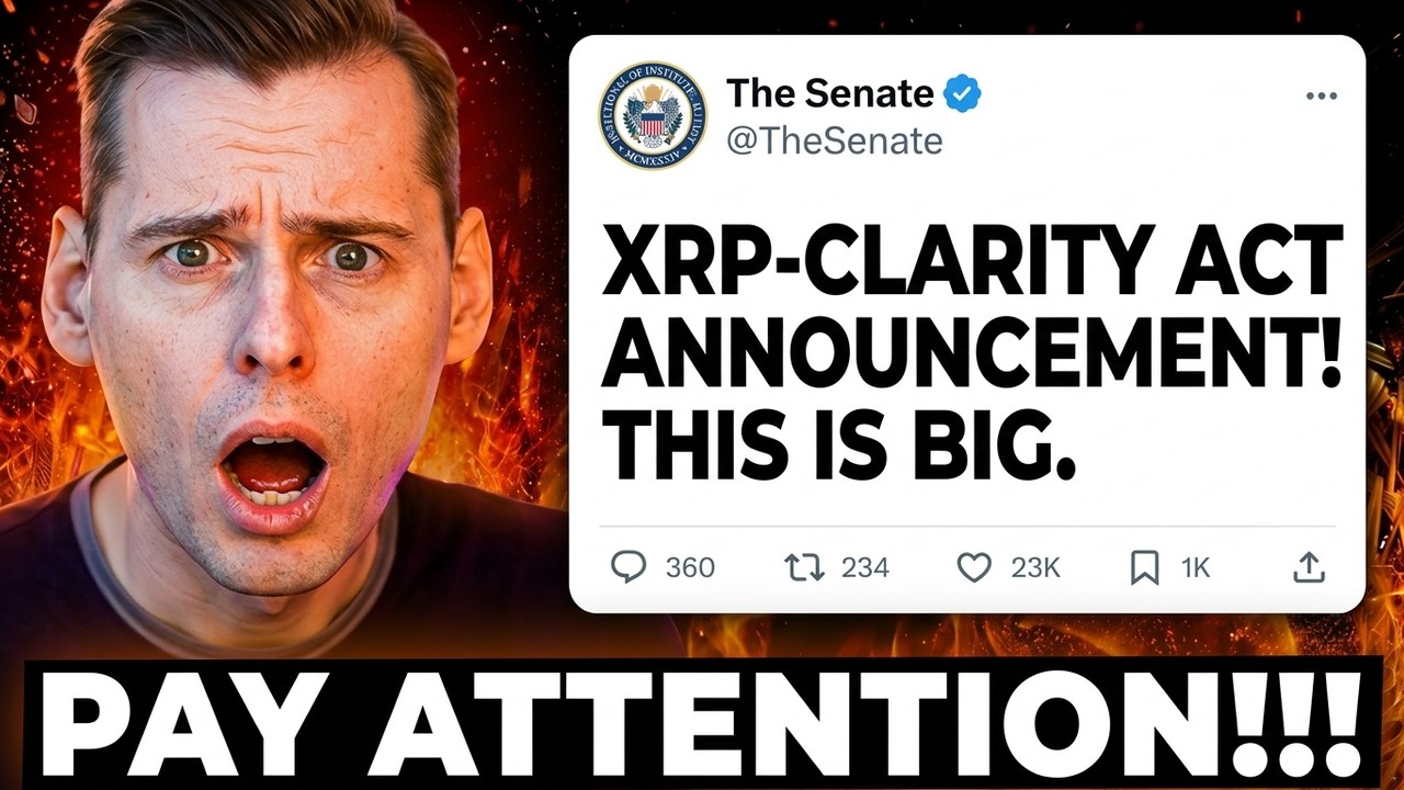 XRP JUST CHANGED FOREVER??!!! MAJOR XRP-CLARTIY ACT WARNING!!!!!