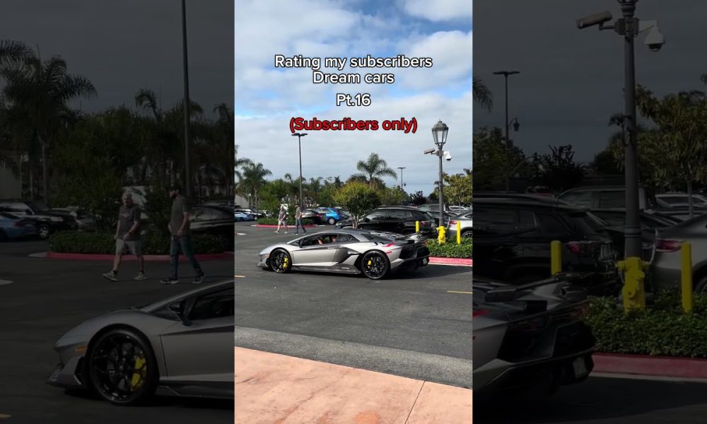 Rating subscribers dream cars pt.16 #automobile #cartok #supercar #money #rich #edit #carshorts #fyp