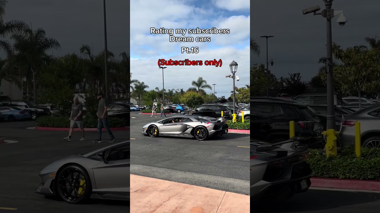 Rating subscribers dream cars pt.16 #automobile #cartok #supercar #money #rich #edit #carshorts #fyp
