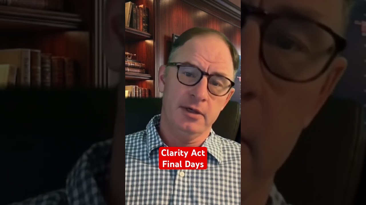 Clarity Act Final Days #xrp #crypto @digitalassetinvestor
