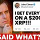 XRP PRICE ANALYST PREDICTS $2000 XRP??!?! (''Get Your Bags Ready'')