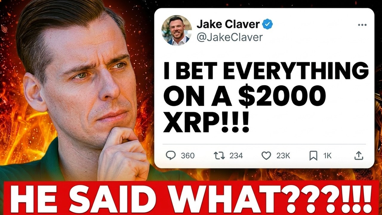 XRP PRICE ANALYST PREDICTS $2000 XRP??!?! (''Get Your Bags Ready'')