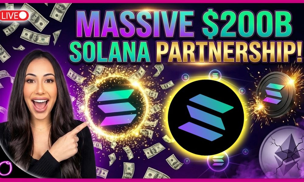 MASSIVE $200B SOLANA PARTNERSHIP! Ethereum in Serious Trouble!