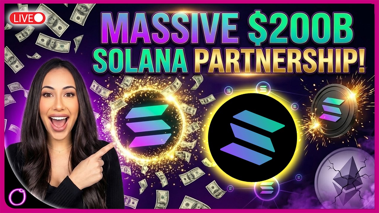 MASSIVE $200B SOLANA PARTNERSHIP! Ethereum in Serious Trouble!