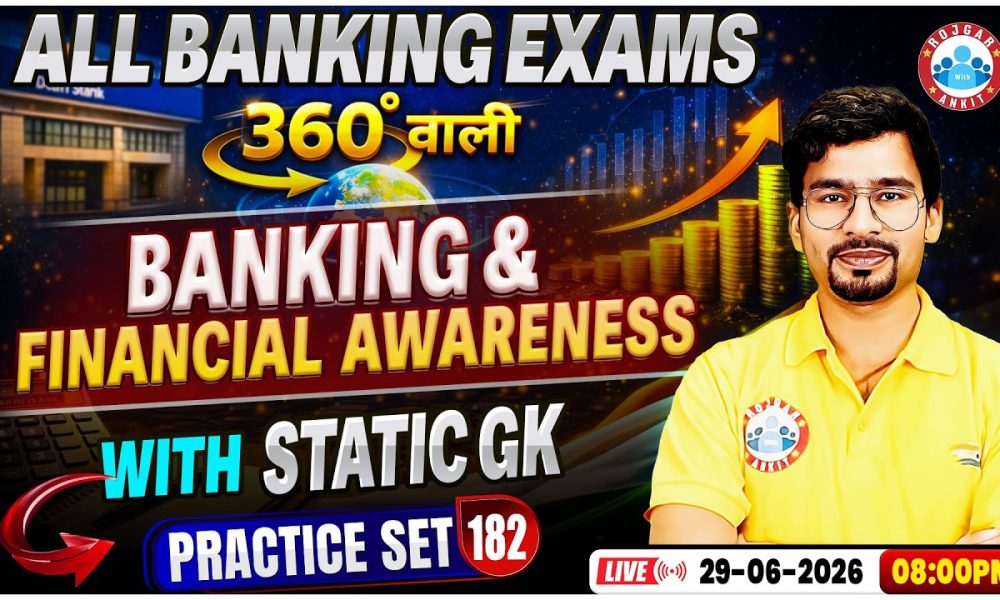 All Banking Exam in 2026 | Banking & Financial Awareness | GA Practice Set-182 I By Chandan Sir