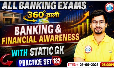 All Banking Exam in 2026 | Banking & Financial Awareness | GA Practice Set-182 I By Chandan Sir