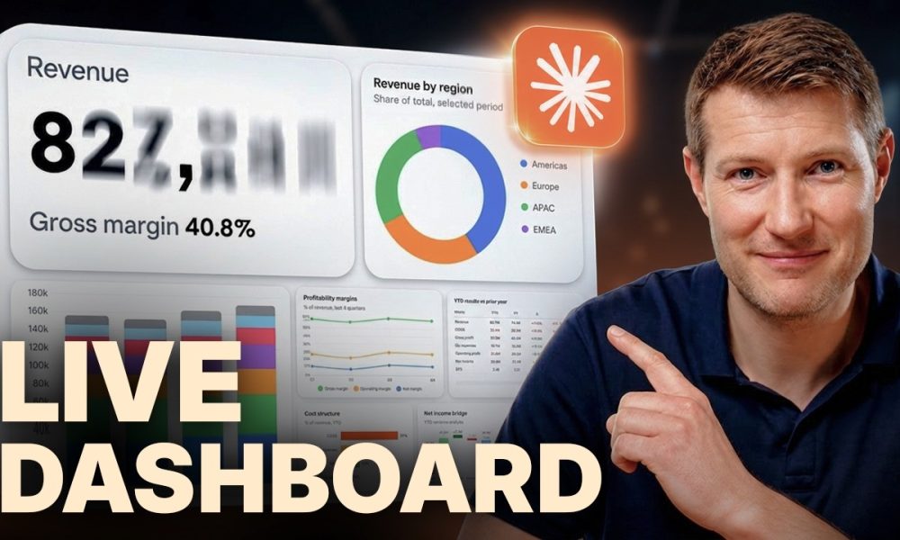 How to Build INSANE Live Financial Dashboards With Claude