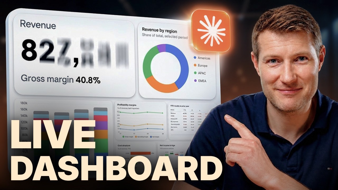 How to Build INSANE Live Financial Dashboards With Claude